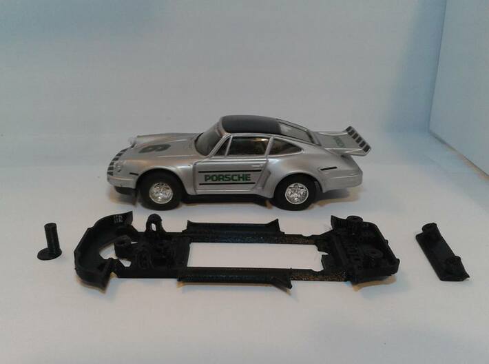 Chassis for Scalextric Porsche 935 Turbo (Classic) 3d printed