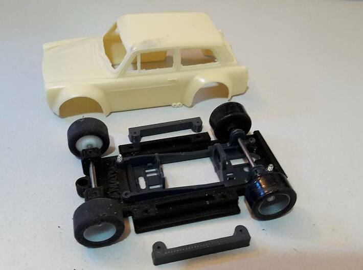 Chassis for George Turner Austin A40 (with arches) 3d printed
