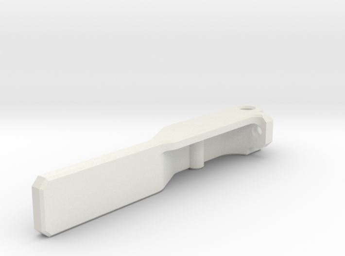 Compact Morse iambic paddle - LEFT LEVER 3d printed