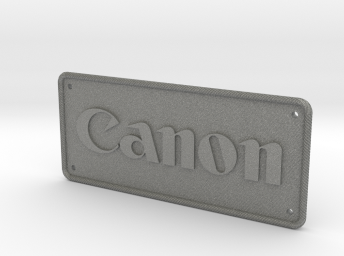 Canon Camera Patch Textured - Holes 3d printed