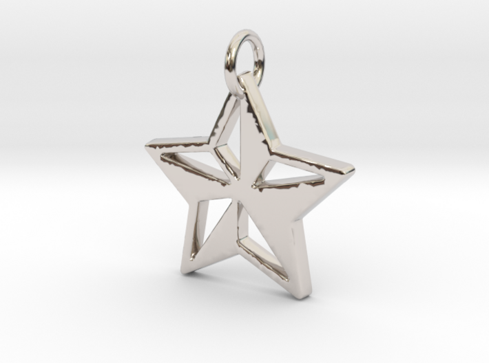 Star Pendant- Makom Jewelry 3d printed