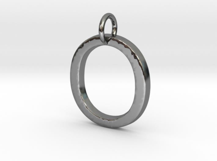 O Pendant- Makom Jewelry 3d printed