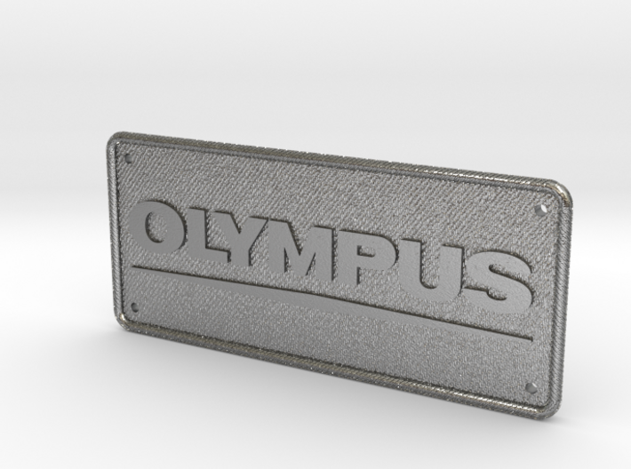 Olympus Camera Patch Textured - Holes 3d printed