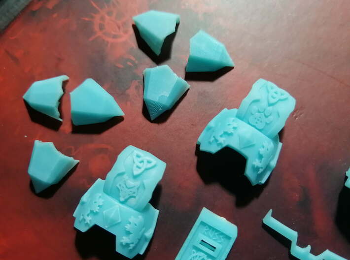 Space viking wolf redemptor dreadnought knees 1 3d printed 