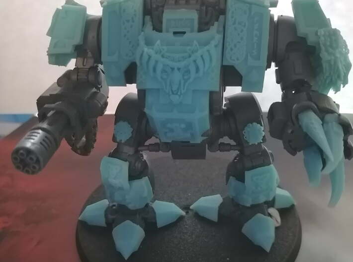 Space viking wolf redemptor dreadnought knees 1 3d printed 