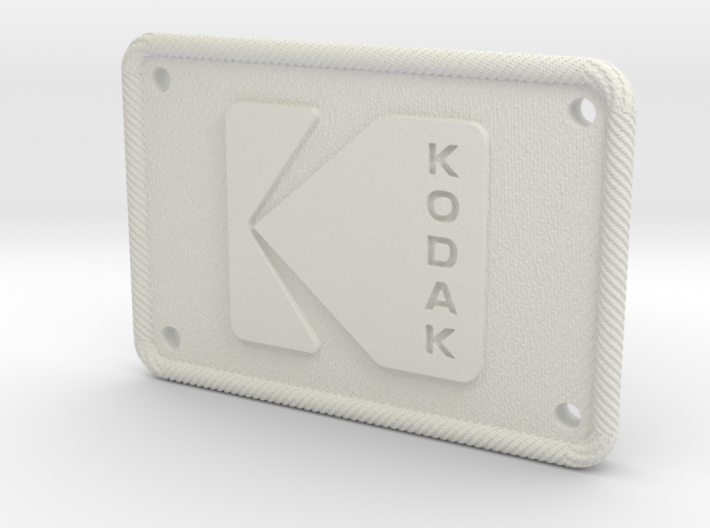 Kodak Logo Patch Textured - Holes 3d printed 