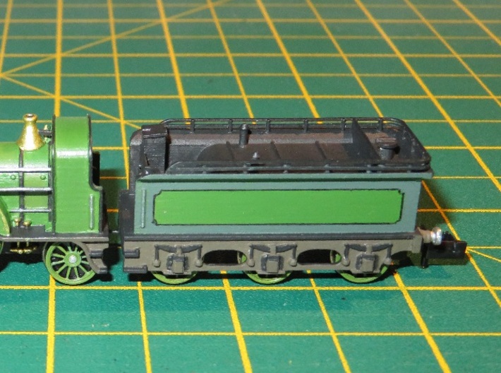 N Gauge Stirling Single Ivatt Tender V1 3d printed 