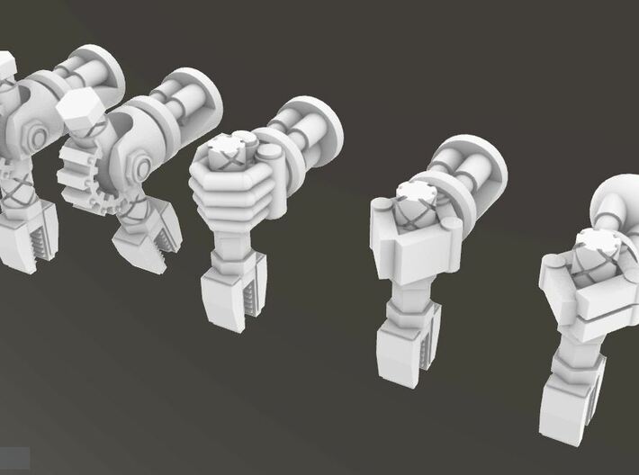 20 Prime Bionic Left Melee hilt hands with forearm 3d printed