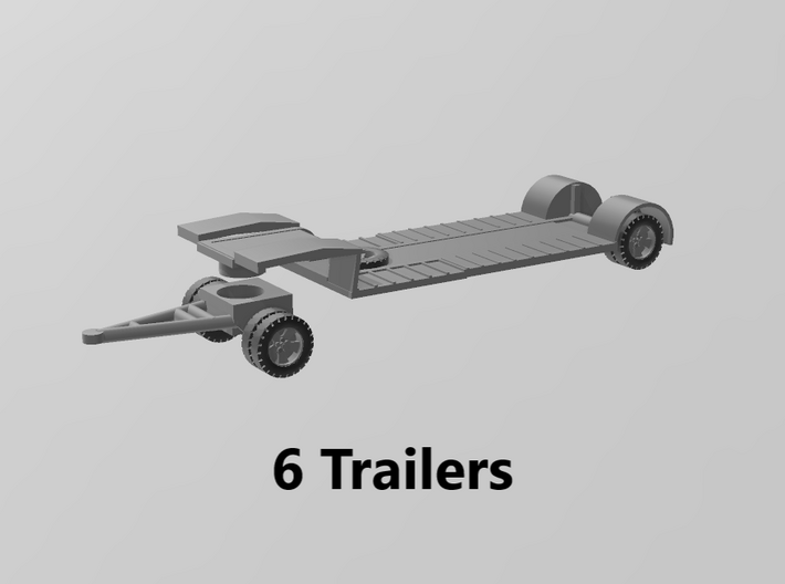 SdAh 115 Trailer (travel) (x6) 1/285 3d printed