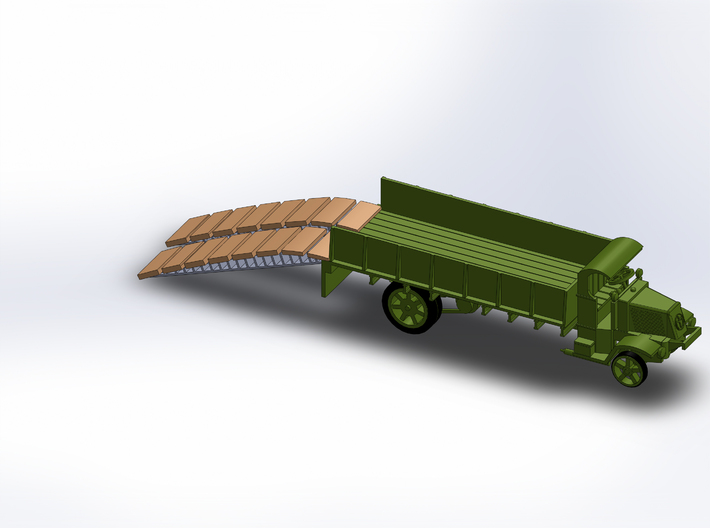 N TANK RAMPS 3d printed SHOWN WITH MACK 7.5 T TANK TRUCK