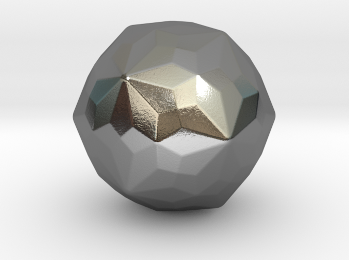 Joined Truncated Icosidodecahedron - 10 mm - Round 3d printed