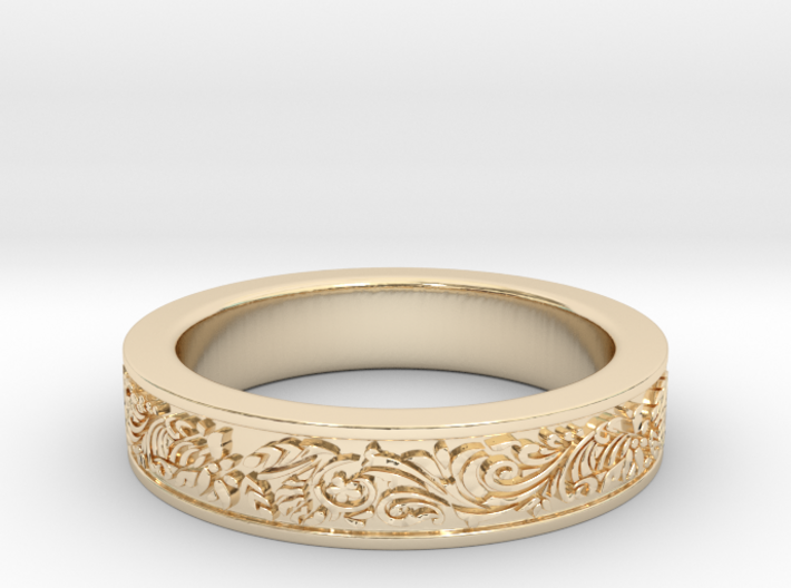 Celtic Wedding Ring 9.5 3d printed