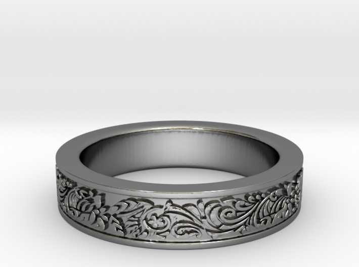 Celtic Wedding Ring 9 3d printed