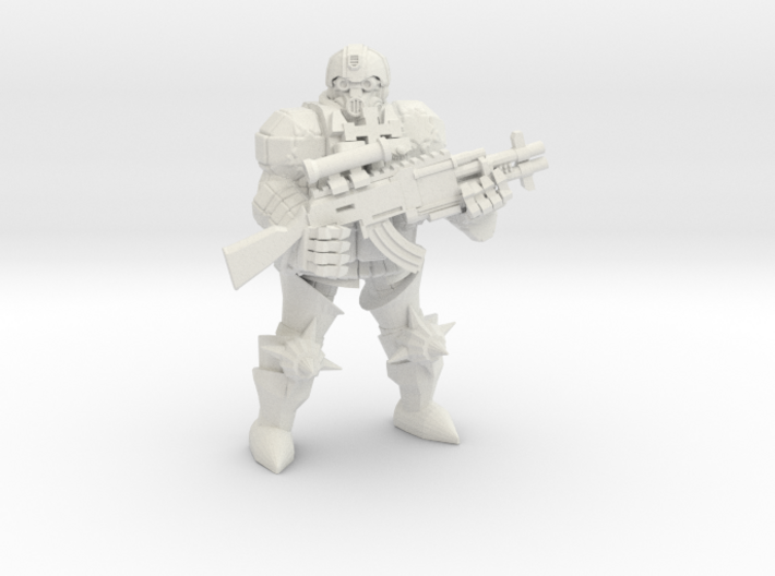 Combat Monk 3d printed