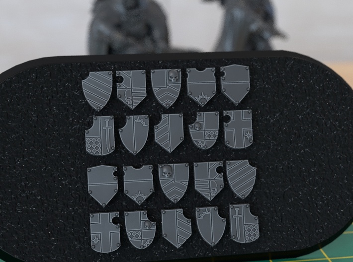accessory Model 11 General Small shield seal  3d printed 