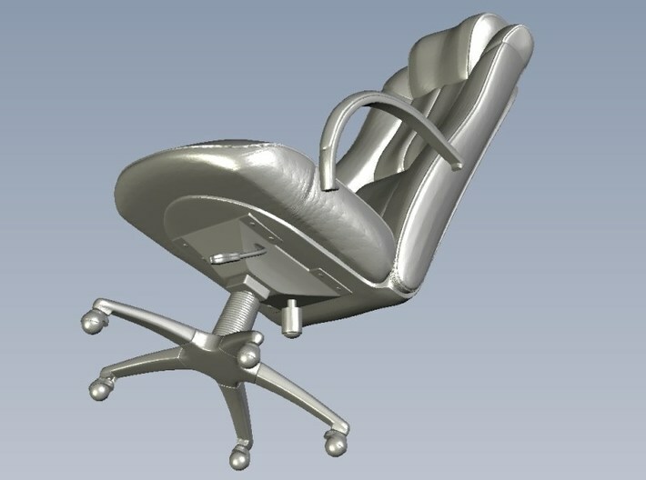 1/64 scale office chairs set A x 10 3d printed 