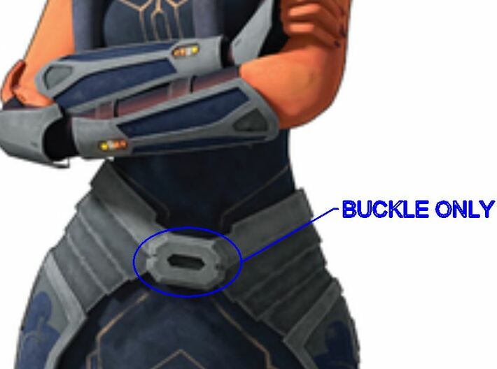 Mandalorian Citizens Buckle - 1 Piece 3d printed As seen in TCW S7
