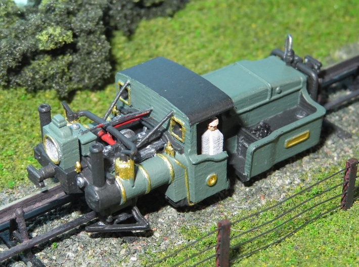 Listowel Lartigue Locomotive Modified (N Scale) 3d printed 