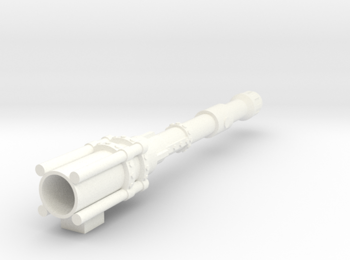 Eruption gun without upper plate 3d printed 