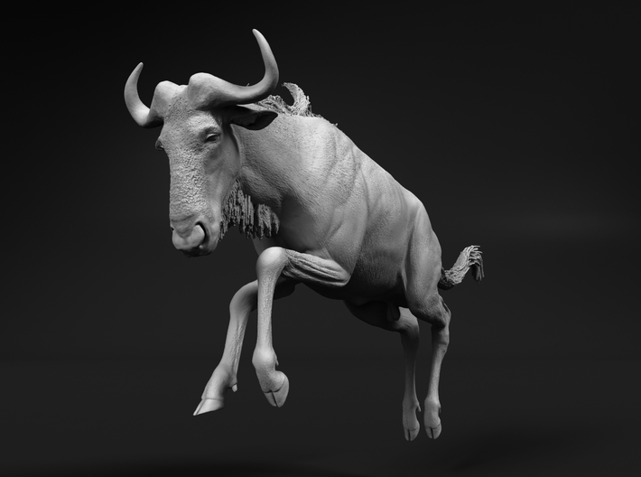 Blue Wildebeest 1:45 Leaping Male 3d printed 