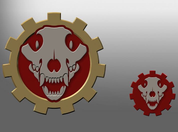 Wolven Gears Tank Emblems 3d printed 