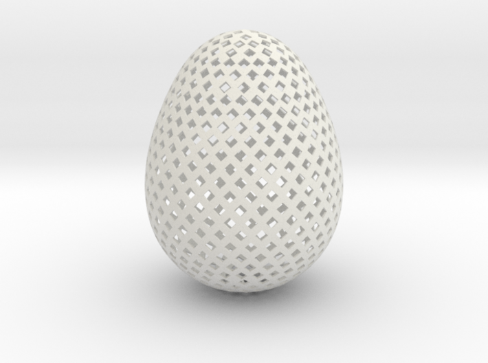 Easter Egg Square 3d printed