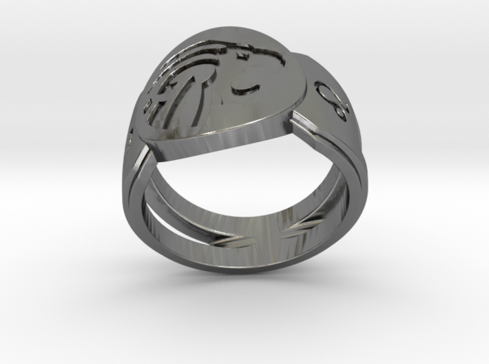 Leo Signet Ring Lite 3d printed 