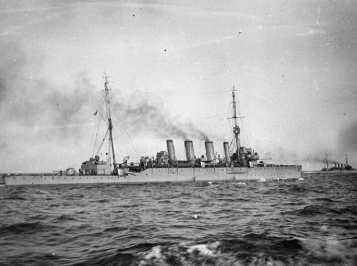Nameplate HMS Southampton 3d printed Town-class light cruiser HMS Southampton.