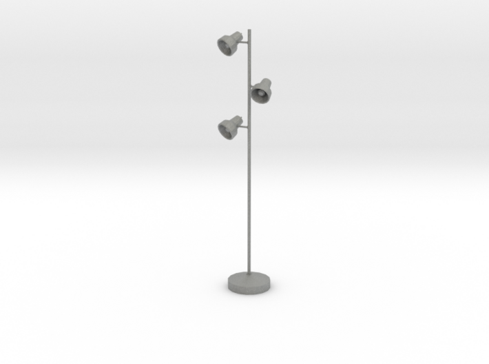 Miniature Floor Triple Lamp 'Office Days' 3d printed