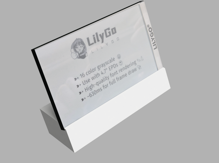 Docking station for LILYGO® T5 4.7 (PH2.0 holder) 3d printed 