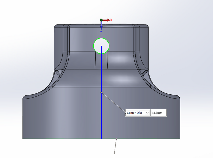 8mm Stub Hubs_M_2x 3d printed 