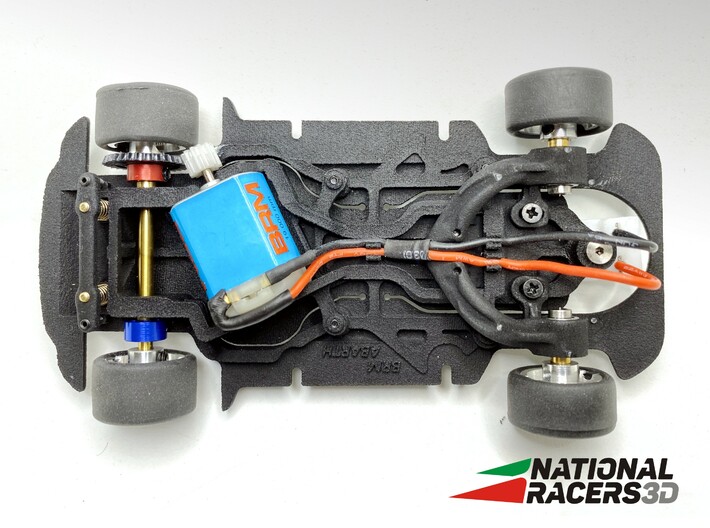 Chassis BRM FIAT ABARTH 1000 TC (AiO-Aw) 3d printed 