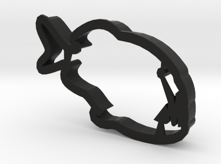 Abyss Fish Cookie Cutter 3d printed