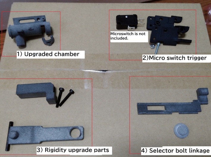 AGM MP40 Custmize Parts Set 3d printed 