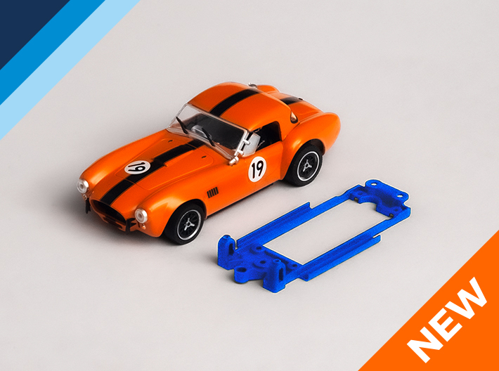 1/32 MRRC AC Cobra Chassis for Slot.it IL pod 3d printed Chassis compatible with MRRC AC Cobra body (not included)