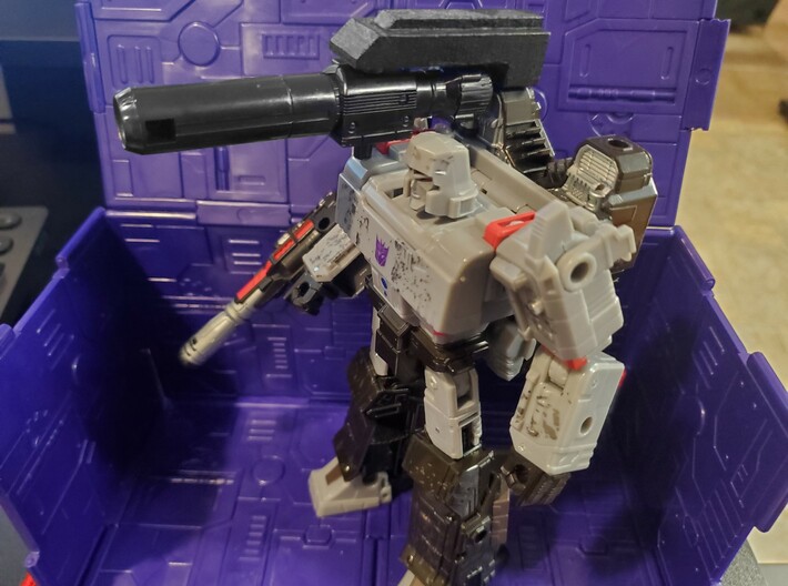 Upgrade for WFC Siege Megatron 3d printed Finished, painted