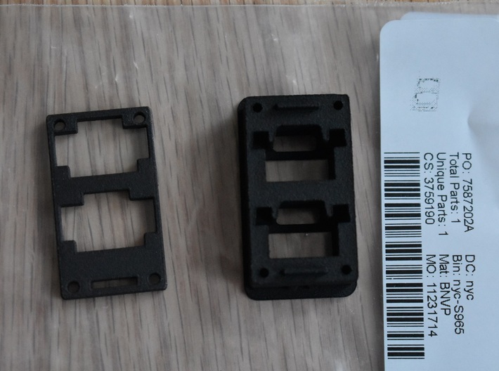 USB QC4.0 Switch Blank 3d printed Natural, parts