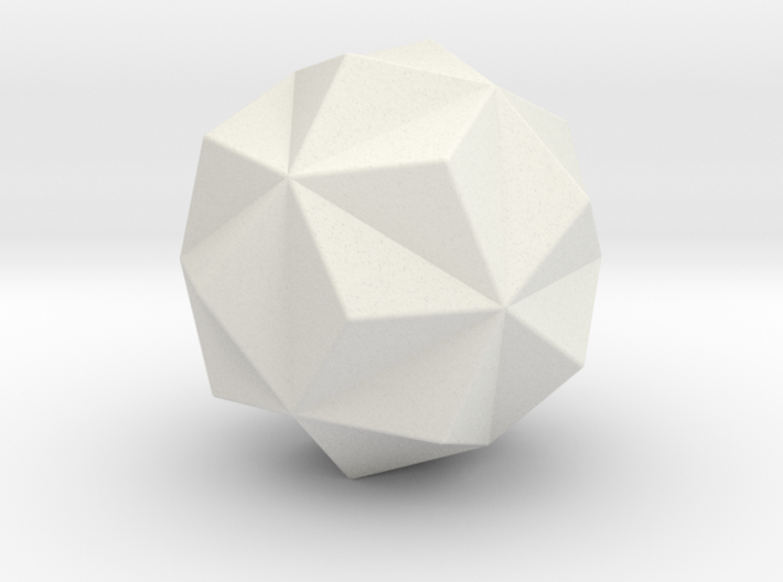 Small Triambic Icosahedron - 1 inch - Rounded V1 3d printed