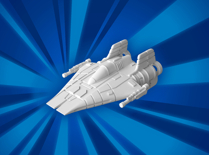 (MMch) A-Wing 3d printed