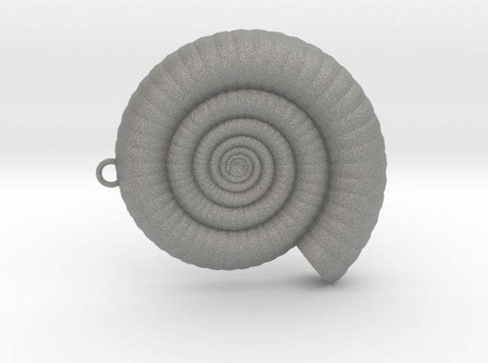 Clamshell - Ammonite Charm 3D Model - 3D Pendant 3d printed