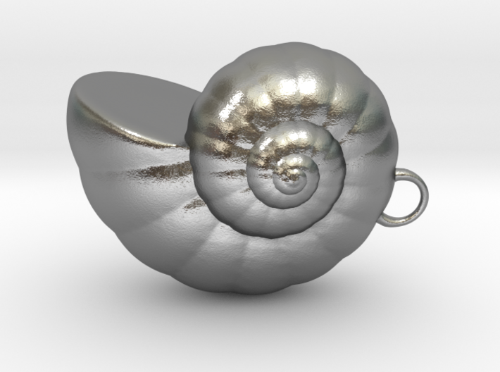 Shell - Snail Mollusc Charm 3D Model - 3D Printing 3d printed