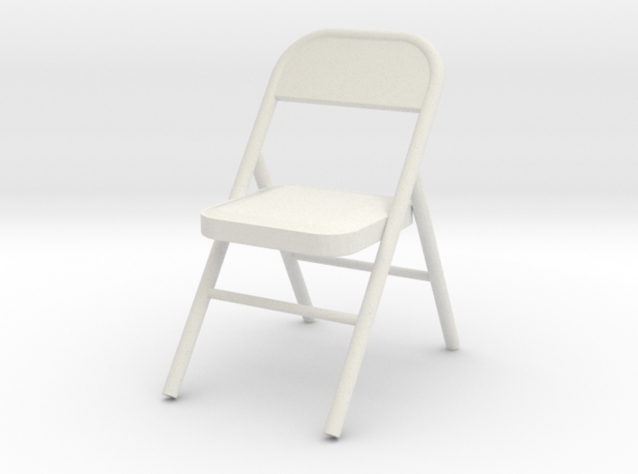 1:24 Metal Folding Chair 3d printed 