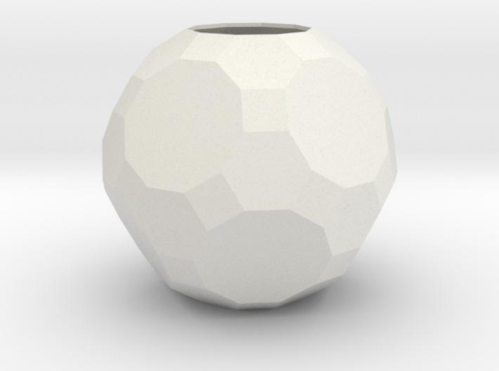 Lawal 108mm Truncated Icosidodecahedron shell 3d printed