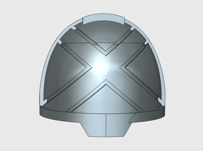 10x Crisscross - G:13g Shoulders pads 3d printed