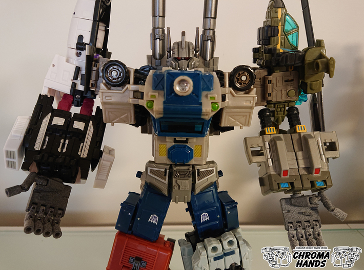 Fansproject Bruticus Hand Replacement 3d printed 