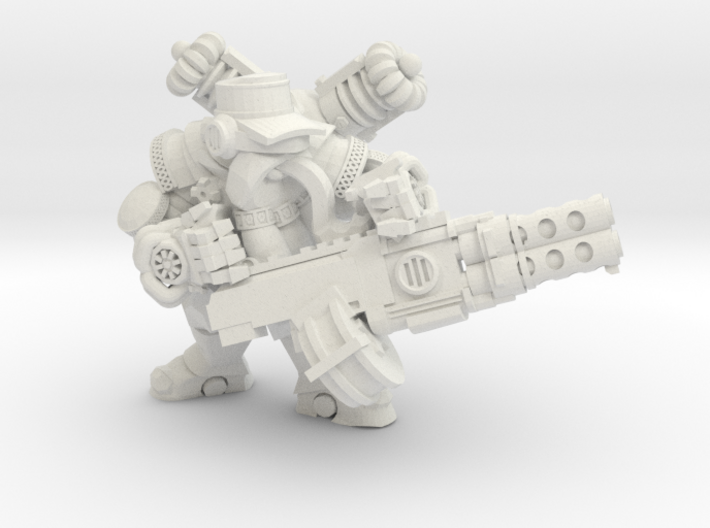 Space Dwarf Machinegunner 3d printed