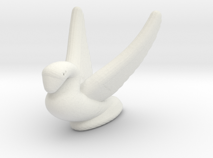 1/32 Swan Hood Ornament 3d printed