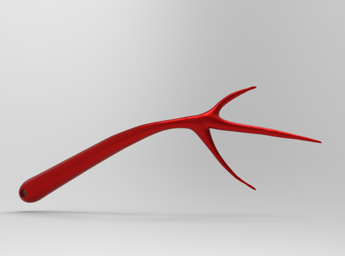 Barbed Bead - Jewelry Pendant 3D Model with Thorn 3d printed 