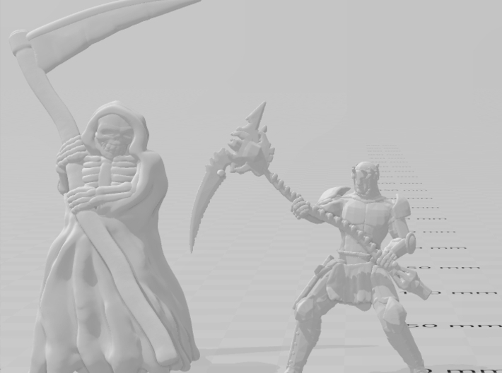 Castlevania Reaper miniature model fantasy dnd rpg 3d printed 
