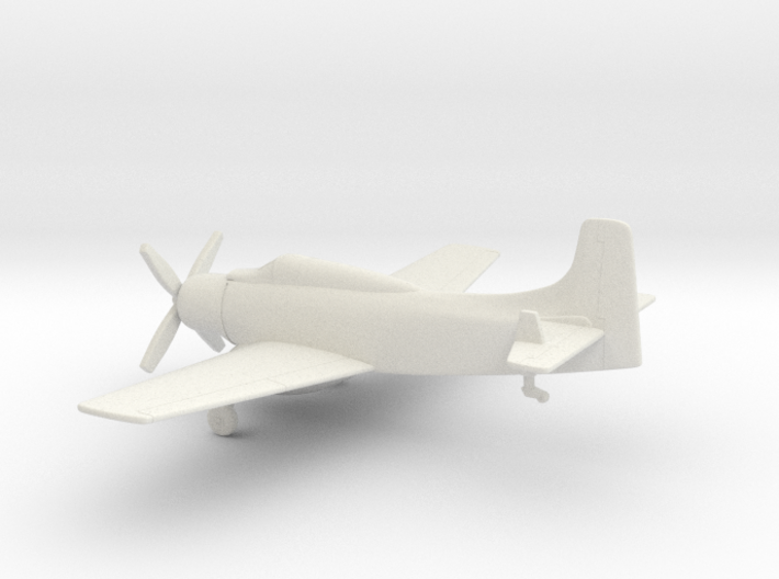 Douglas AD-4W Skyraider 3d printed